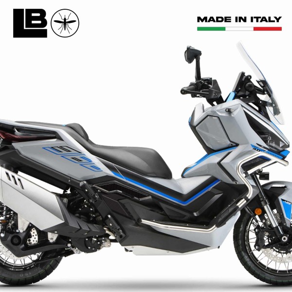 Adesivi 3D Protezioni Poggiapiedi passeggero compatibili con Zontes 368 G 2025