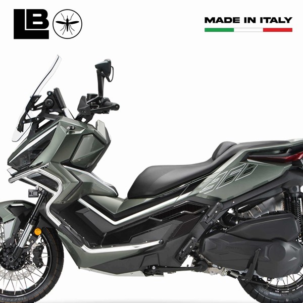 3D Stickers Passenger footrest protectors compatible with Zontes 368 G 2025