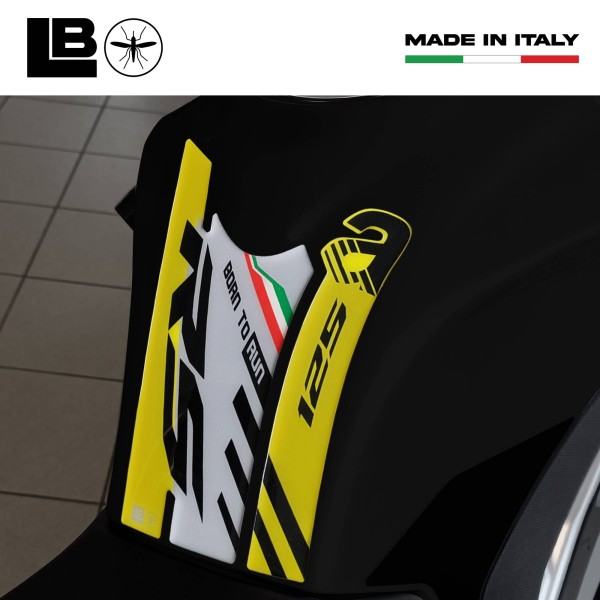 Protecteur de réservoir 3D adhésif compatible avec Aprilia RS 125 2021-25