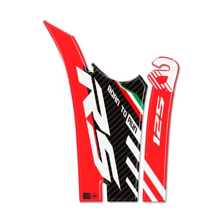 Adhesive 3D Tank Protector Motorcycle compatible with Aprilia RS 125 2021-25