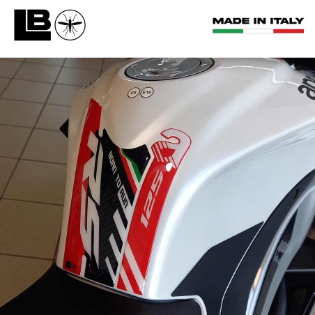 Protector de depósito 3D adhesivo Moto compatible con Aprilia RS 125 2021-25