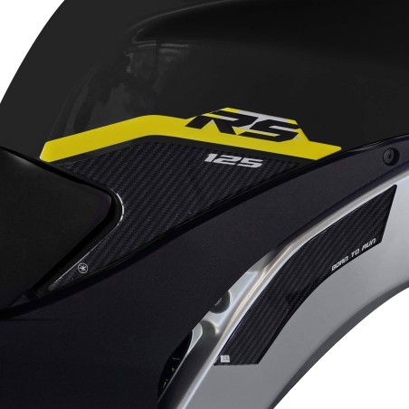 Aufkleber 3D Tank Side Protectors kompatibel mit Aprilia RS 125 2021-25