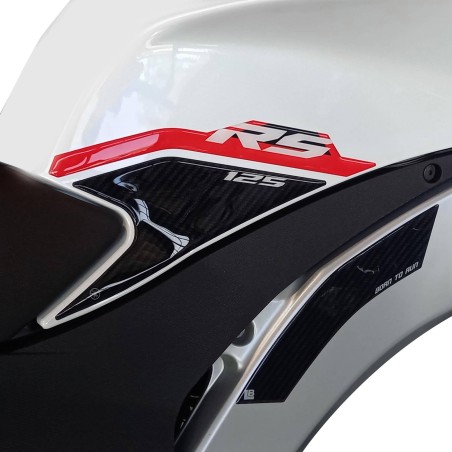 Stickers 3D Tank Side Protectors compatible with Aprilia RS 125 2021-25