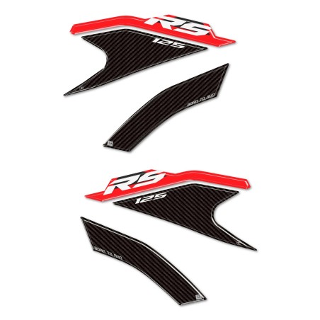 Stickers 3D Tank Side Protectors compatible with Aprilia RS 125 2021-25