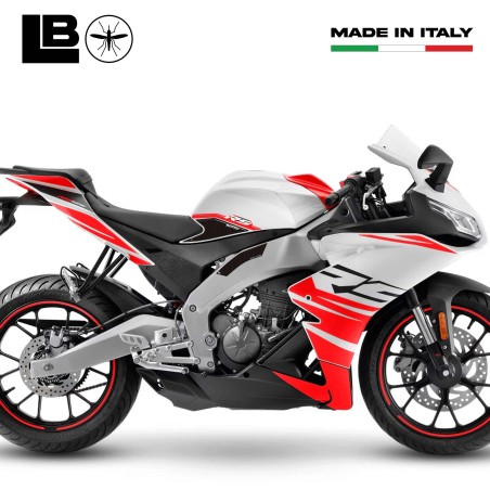 Adesivi 3D Protezioni Laterali Serbatoio compatibile con Aprilia RS 125 2021-25