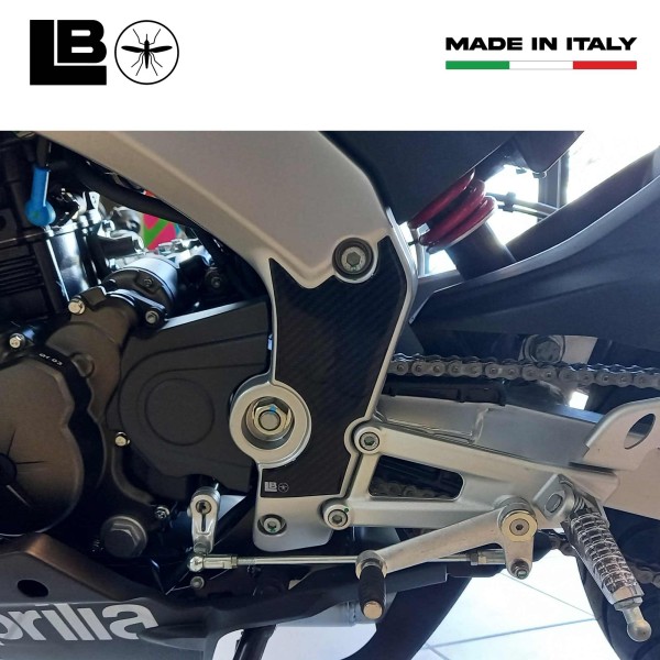 Adesivi 3D Protezioni Battitacco moto compatibili con Aprilia RS 125 2021-25