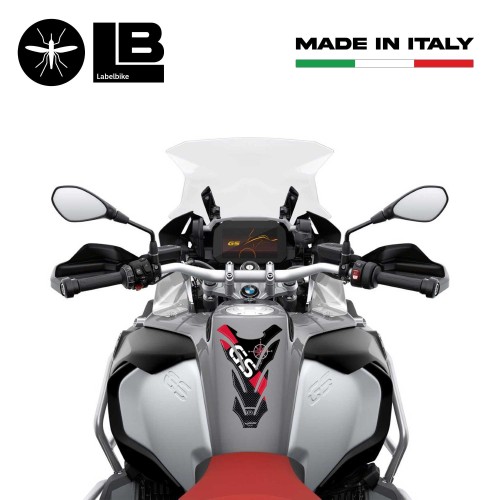 3d Klebstoff Tank Pad Kompatibel Mit Bmw Gs Carbon Fibre Rot 2