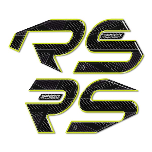 3D Tank Side Stickers compatible with Triumph Speed Triple 1200 RS 2025