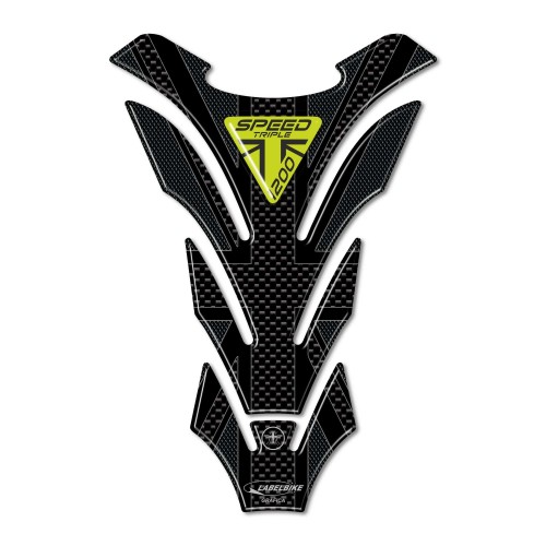 Sticker 3D Protège réservoir moto compatible avec Triumph Speed Triple 1200 RS 2025 2