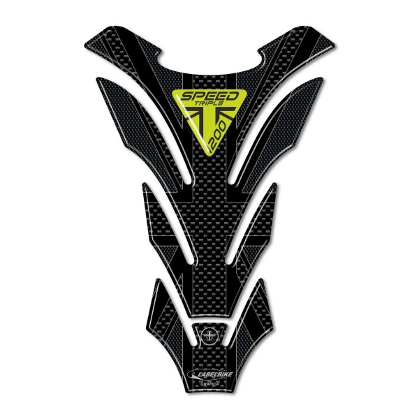 Adesivo 3D Paraserbatoio moto compatibile con Triumph Speed Triple 1200 RS 2025