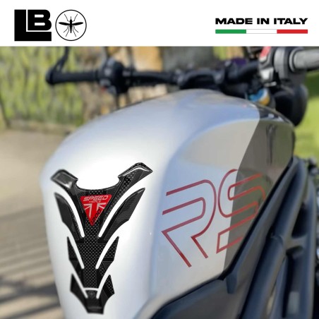 Adesivo 3D Paraserbatoio moto compatibile con Triumph Speed Triple 1200 RS 2025