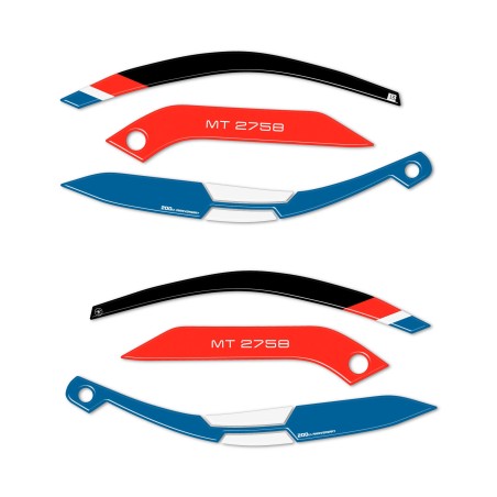 Pegatinas de protección del guardamanos compatibles con Moto Guzzi Stelvio Duecento Tributo