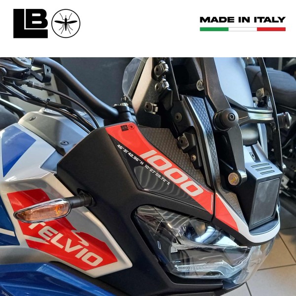 Adesivo Protezione Frontale compatibile con Moto Guzzi Stelvio Duecento Tributo