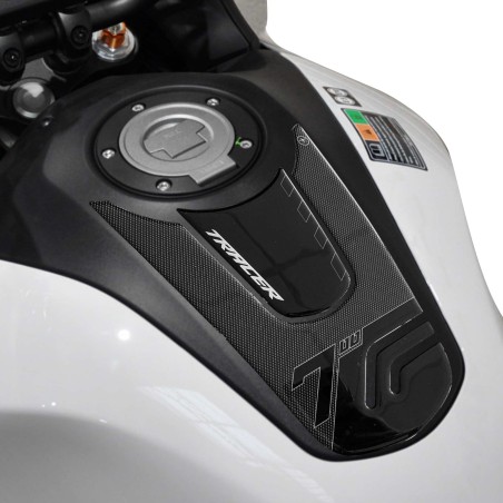 Adesivo 3D Sopraserbatoio protezione moto compatibile con Yamaha Tracer 7 e 700