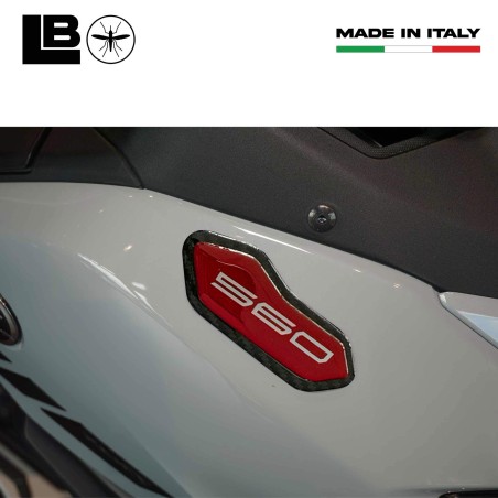 Stickers Rétroviseurs de carénage en résine 3D compatibles avec Yamaha Tmax 2025
