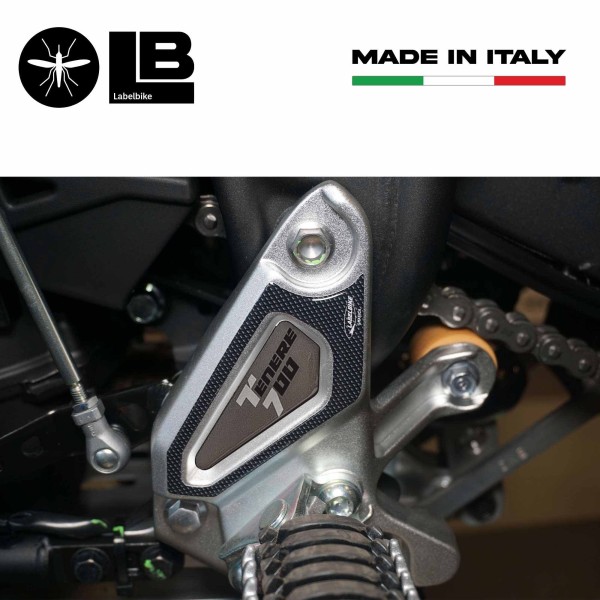 Adesivi gel 3D protezioni battitacco compatibili con Yamaha Tenere 700 2025