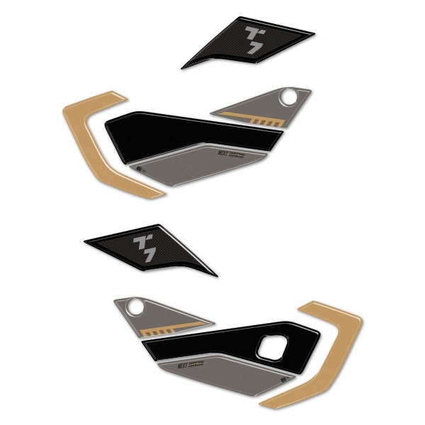 3D Stickers Tank Side Protectors compatible with Yamaha Tenere 700 2025