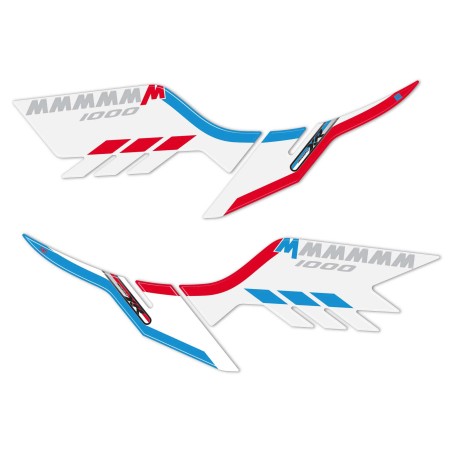 Adesivi Protezioni Laterali serbatoio moto compatibile con BMW M 1000 XR 2023-25